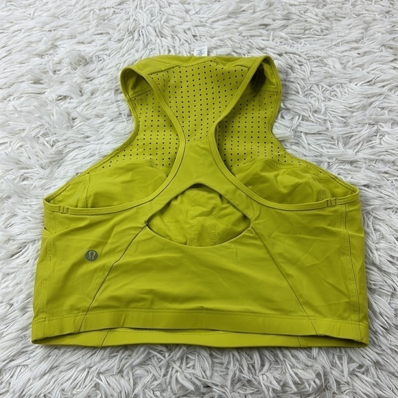 Lululemon Unleash Strength Bra *Medium Support, B/C Cup Yellow Serpentine - Picture 4 of 5
